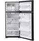 GE® 28 in. 17.5 Cu. Ft. Black Top Freezer Refrigerator-3