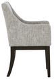 Signature Design by Ashley® Burkhaus Dark Brown Dining Arm Chair-3