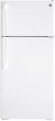 GE® 28 in. 16.6 Cu. Ft. White Top Freezer Refrigerator-0