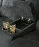 Signature Design by Ashley® Draycoll Slate Double Power Reclining Loveseat with Console-3