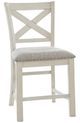 Signature Design by Ashley® Robbinsdale Antique White Bar Stool-0