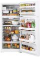 GE® 28 in. 17.5 Cu. Ft. White Top Freezer Refrigerator-4