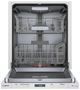 Bosch® 800 Series 24" White Top Control Built In Dishwasher-1