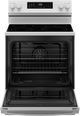 GE® 600 Series 30" White Freestanding Electric Range-2