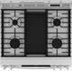 GE® 600 Series 30" White Slide In Gas Range-4