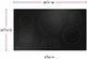 GE Profile™ 36" Black Built-In Electric Cooktop-1