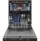GE® 24" Fingerprint Resistant Slate Built In Dishwasher-3