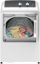 GE® 6.2 Cu. Ft. White Front Load Natural Gas Dryer-4