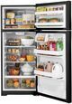 GE® 28 in. 16.6 Cu. Ft. Black Top Freezer Refrigerator-4