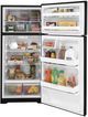 GE® 28 in. 16.6 Cu. Ft. Black Top Freezer Refrigerator-4