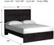 Signature Design by Ashley® Belachime Black Queen Panel Bed-4