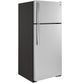 GE® 28 in. 17.5 Cu. Ft. Stainless Steel Top Freezer Refrigerator-4