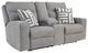 Signature Design by Ashley® Biscoe Pewter Power Reclining Loveseat-0
