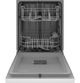 GE® 24" White Built In Dishwasher-2