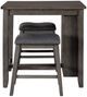 Signature Design by Ashley® Caitbrook 3-Piece Gray Counter Height Dining Table Set-1