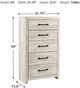 Signature Design by Ashley® Cambeck Whitewash Chest-4