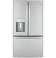 GE® 36 in. 22.1 Cu. Ft. Fingerprint Resistant Stainless Steel Counter Depth French Door Refrigerator-0