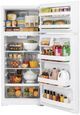 GE® 28 in. 17.5 Cu. Ft. White Top Freezer Refrigerator-4