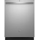 GE® 24" Fingerprint Resistant Stainless Steel Built-In Dishwasher-0