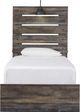 Signature Design by Ashley® Drystan Brown Twin Panel Bed-1