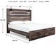 Signature Design by Ashley® Drystan Brown King Storage Panel Bed-4