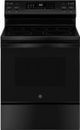 GE® 600 Series 30" Black Freestanding Electric Range-0