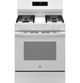 GE® 400 Series 30" White Freestanding Gas Range-0