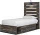 Signature Design by Ashley® Drystan Brown Twin 4-Drawer Storage Panel Bed-3
