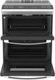 GE Profile™ 30" Fingerprint Resistant Stainless Steel Slide In Double Oven Electric Range-1