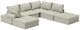 Signature Design by Ashley® Bales 6-Piece Taupe Modular Seating-0