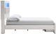 Signature Design by Ashley® Altyra White Queen Upholstered Storage Bookcase Bed-3
