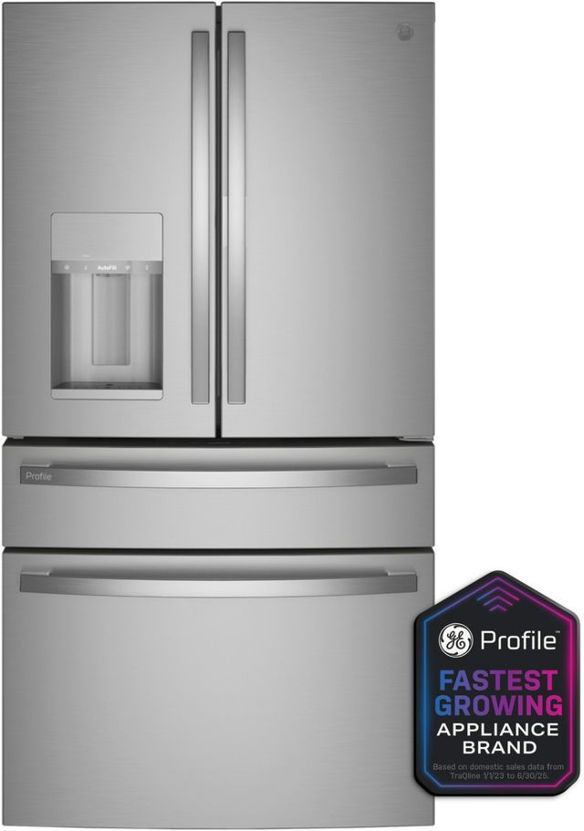 GE Profile™ 36 in. 27.6 Cu. Ft. Fingerprint Resistant Stainless Steel French Door Refrigerator-3