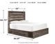 Signature Design by Ashley® Drystan Brown Queen 2-Drawer Storage Panel Bed-2