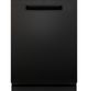 GE® 24" Black Top Control Built In Dishwasher-0