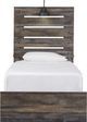 Signature Design by Ashley® Drystan Brown Twin 2-Drawer Storage Panel Bed-2
