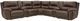 Signature Design by Ashley® Dunleith 7-Piece Chocolate Power Reclining Sectional-0