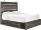 Signature Design by Ashley® Drystan Brown Queen 2-Drawer Storage Panel Bed-0
