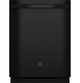 GE® 24" Black Built In Dishwasher-0