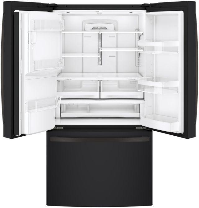GE® 36 in. 27.8 Cu. Ft. Black Slate French Door Refrigerator-2