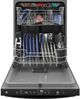 GE® 24" Black Built In Dishwasher-2