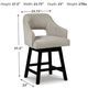 Signature Design by Ashley® Tallenger Linen/Dark Brown Counter Stool-4