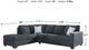 Signature Design by Ashley® Altari 2-Piece Slate Left-Arm Facing Sectional and Chaise-3