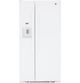 GE® 33 in. 23.0 Cu. Ft. White Side-by-Side Refrigerator-0